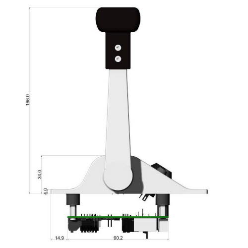 EHS-U-Duo-P Rev 01 Seitenansicht bemaßt