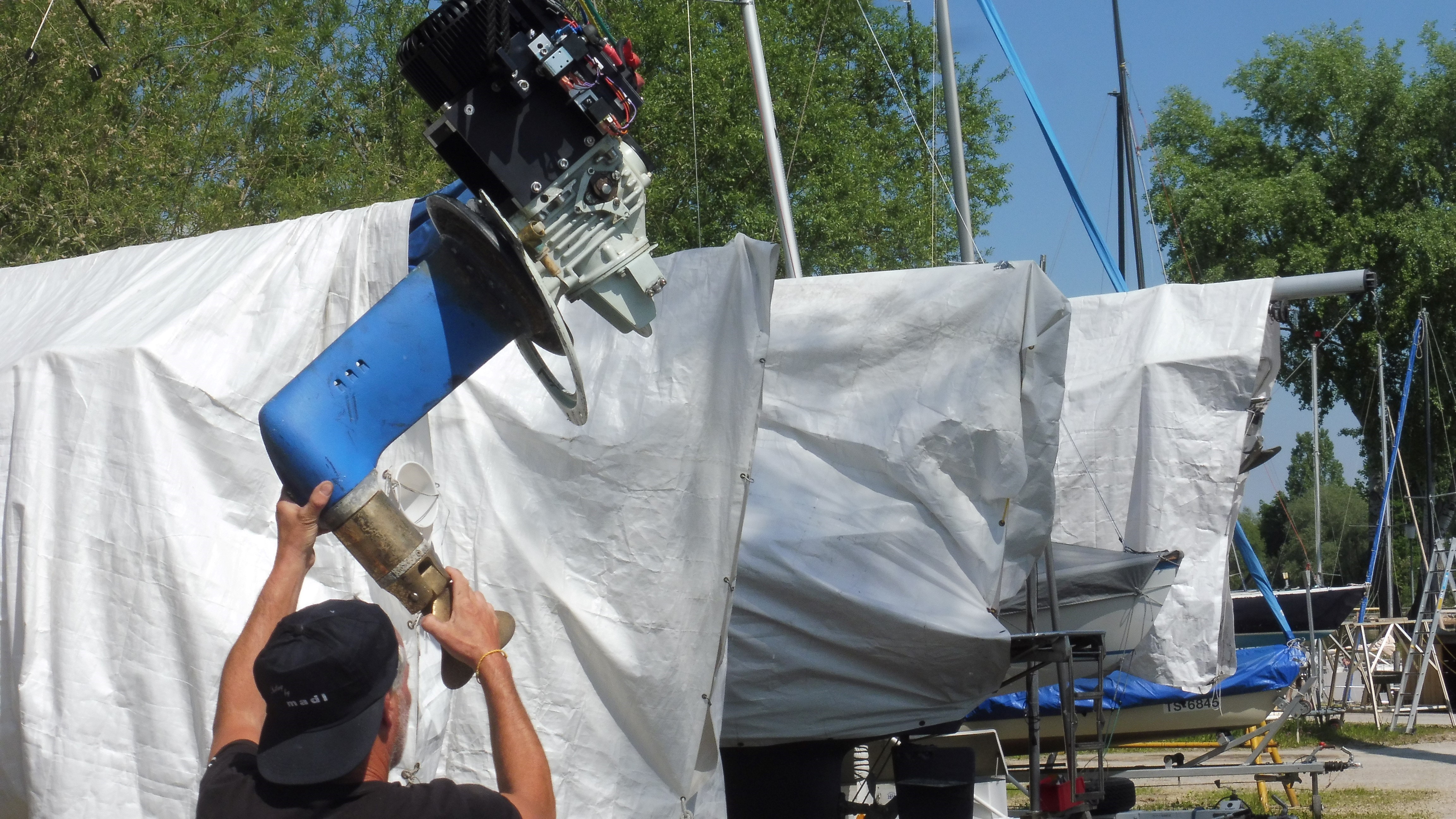 umgerüsteter Volvo Penta MD2001 Sail Drive